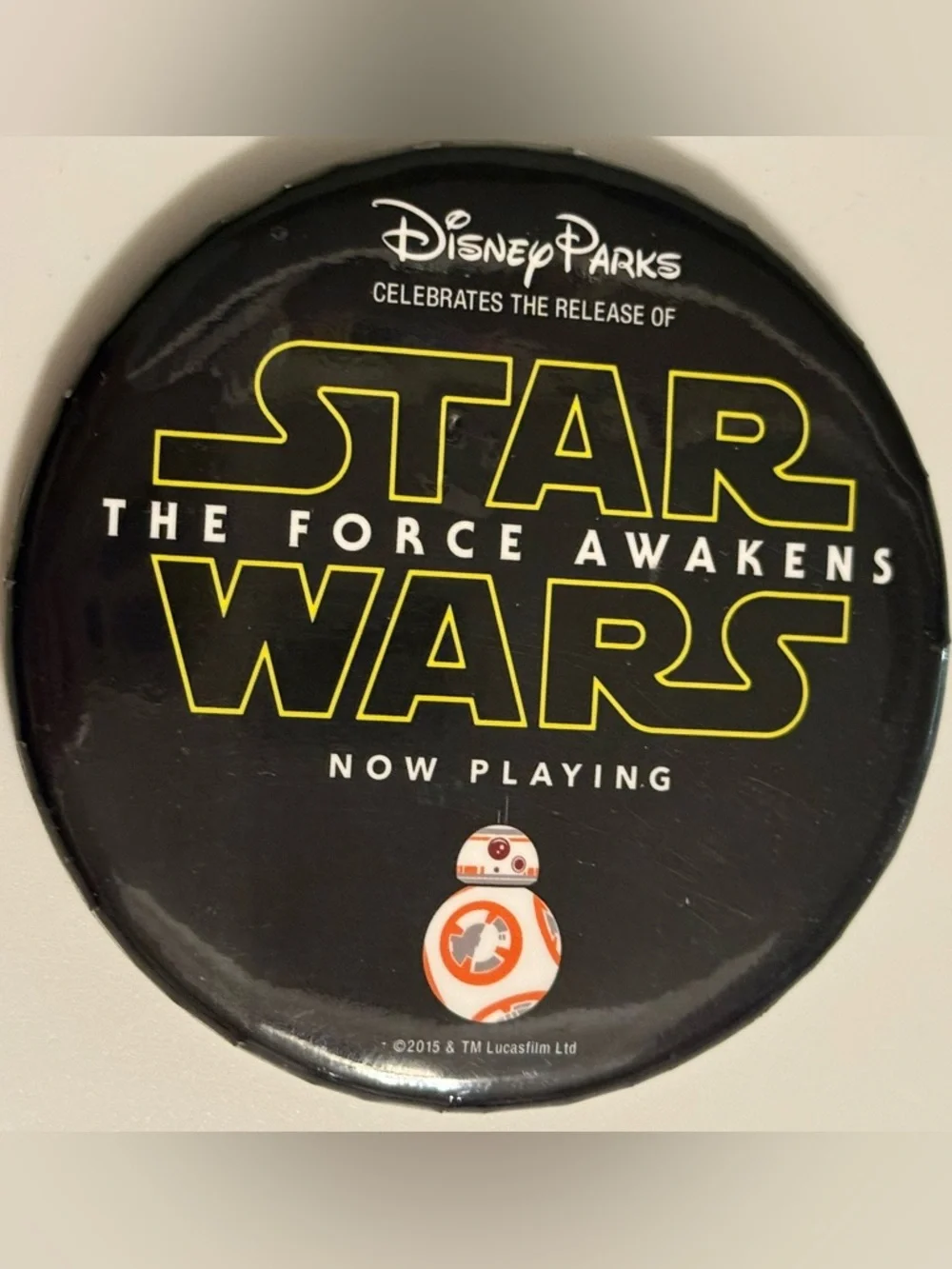 Disney Star Wars BB-8 The Force Awakens Movie Pin - 2015 Disney Parks